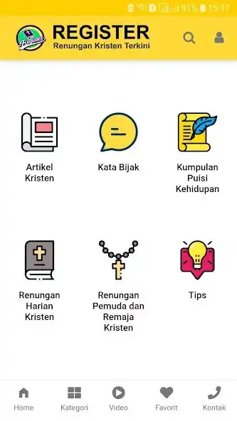 Play Register (Renungan Kristen Terkini) as an online game Register (Renungan Kristen Terkini) with UptoPlay