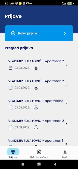 Play Registracija boravka as an online game Registracija boravka with UptoPlay