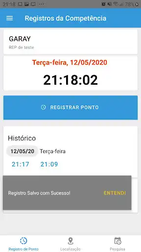Play Registro de Ponto