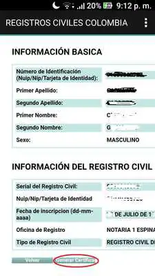 Play REGISTROS CIVILES COLOMBIA