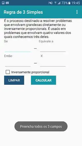 Play Regra de 3 simples