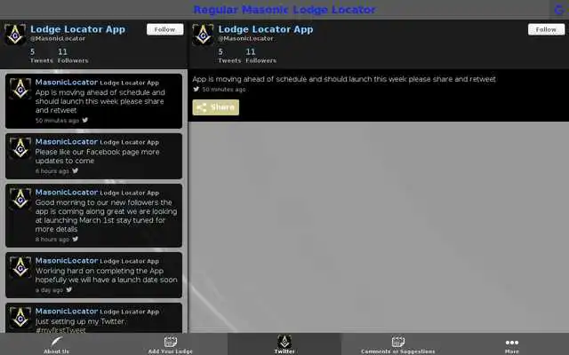 Play Regular Masonic Lodge Locator