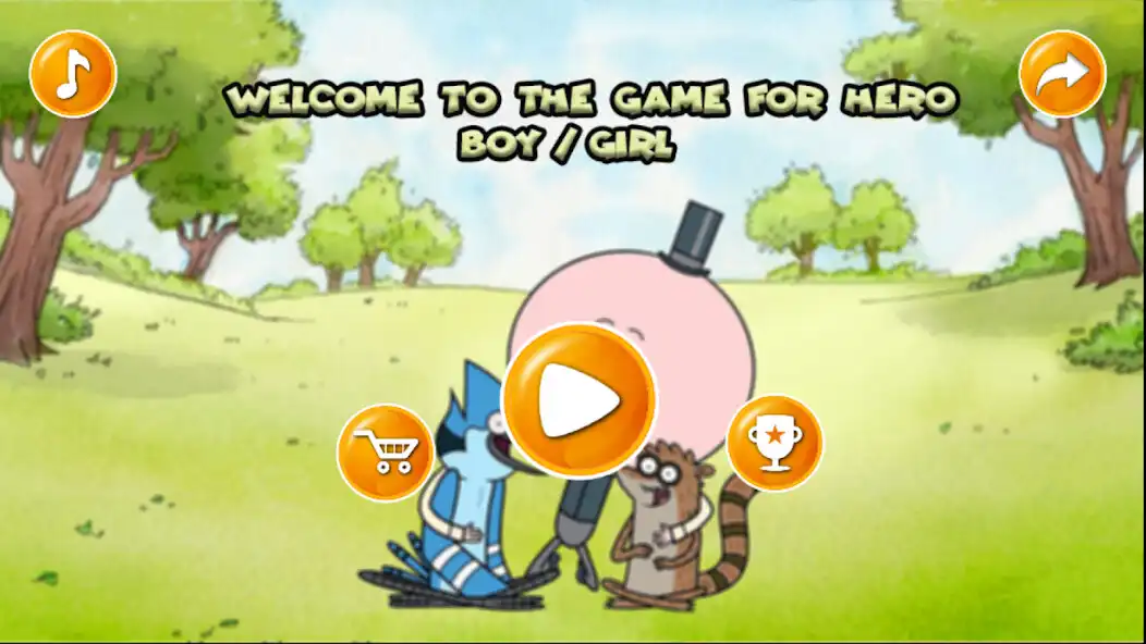 Play Reguler show hero game  and enjoy Reguler show hero game with UptoPlay
