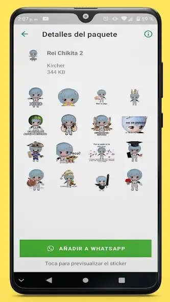 Play Rei Chiquita Stickers WA as an online game Rei Chiquita Stickers WA with UptoPlay