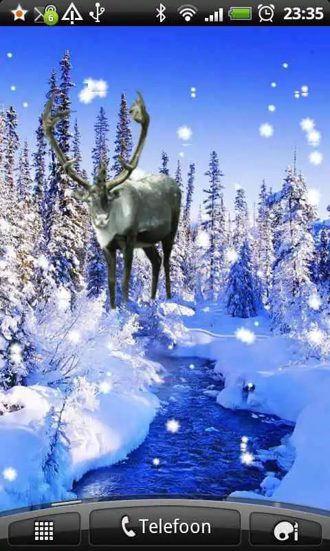 Play Reindeer Front Sticker