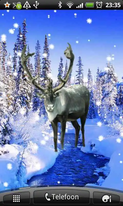 Play Reindeer Front Sticker