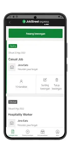 Play Rekrut Cepat Jobstreet Express  and enjoy Rekrut Cepat Jobstreet Express with UptoPlay