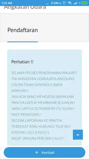 Play APK Rekrutmen TNI AU  and enjoy Rekrutmen TNI AU with UptoPlay com.tniaumobileweb