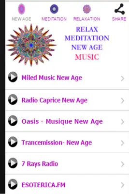 Play RELAX AND NEW AGE MUSIC