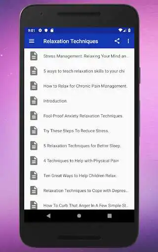 Play Relaxation techniques