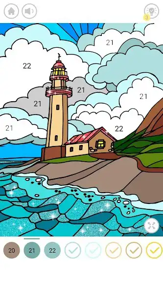 Play Relax Color by Number Game as an online game Relax Color by Number Game with UptoPlay
