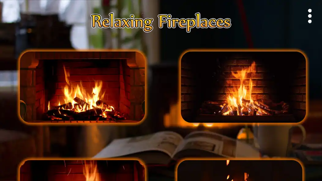 Play Relaxing Fireplaces Pro as an online game Relaxing Fireplaces Pro with UptoPlay