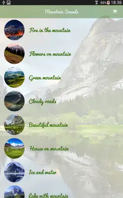 Play Relaxing Mountain Sounds Play Relaxing Mountain Sounds