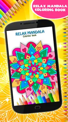 Play Relax Mandala Coloring Book