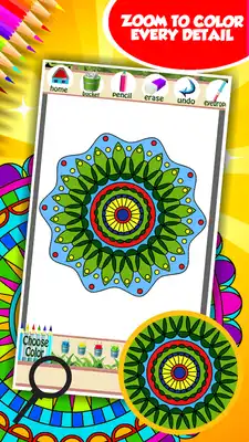 Play Relax Mandala Coloring Book
