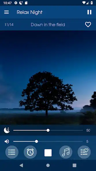 Play Relax Night: sleeping sounds as an online game Relax Night: sleeping sounds with UptoPlay