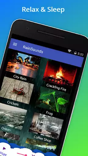 Play Relax Rain Sounds as an online game Relax Rain Sounds with UptoPlay