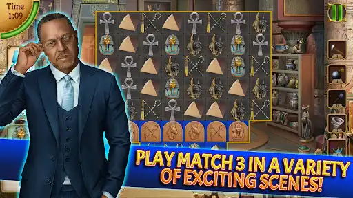 Play Relic Match 3: Mystery Society as an online game Relic Match 3: Mystery Society with UptoPlay