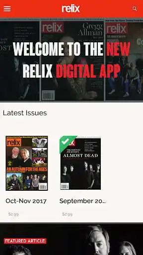 Play APK Relix Magazine  and enjoy Relix Magazine with UptoPlay com.Relix_Magazine