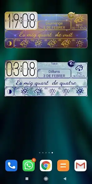Play RellotCat. Clock and weather widget in catalan  and enjoy RellotCat. Clock and weather widget in catalan with UptoPlay