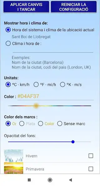 Play RellotCat. Clock and weather widget in catalan as an online game RellotCat. Clock and weather widget in catalan with UptoPlay