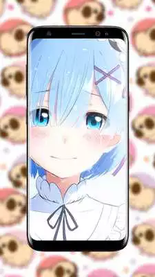 Play Rem Cry Anime Live Wallpaper