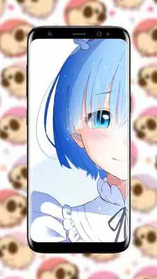 Play Rem Cry Anime Live Wallpaper