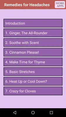 Play Remedies for Headaches