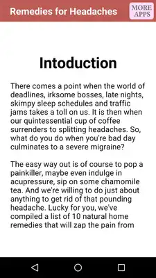 Play Remedies for Headaches