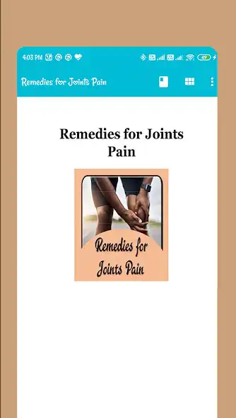 Play Remedies for Joints Pain as an online game Remedies for Joints Pain with UptoPlay