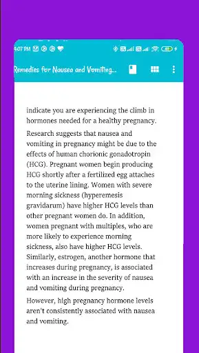 Play Remedies for Nausea and Vomiting During Pregnancy as an online game Remedies for Nausea and Vomiting During Pregnancy with UptoPlay