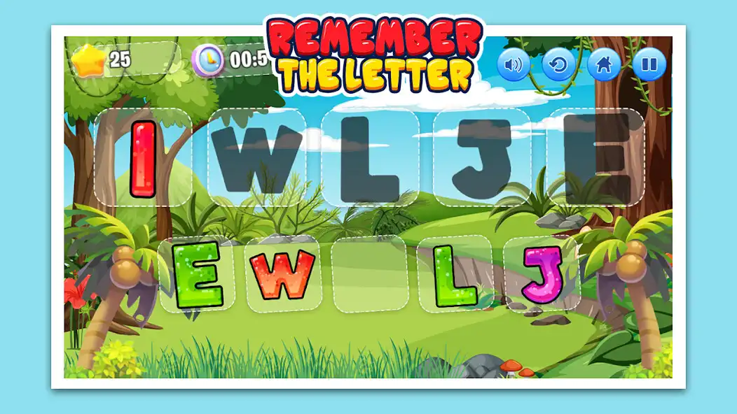 Play Remember the Letter as an online game Remember the Letter with UptoPlay