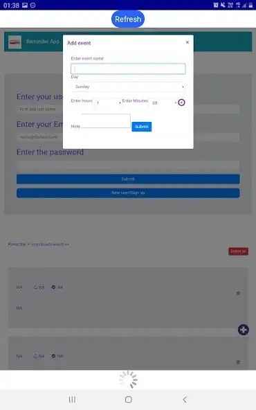 Play ReminderAPP as an online game ReminderAPP with UptoPlay
