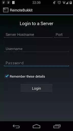 Play RemoteBukkit Android Client