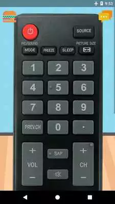 Play Remote Control For Emerson TV