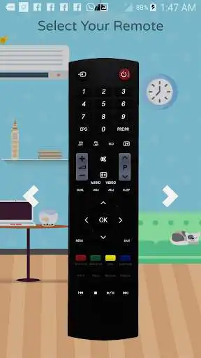 Play Remote Control For Sharp TV