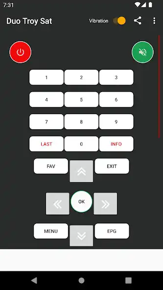 Play Remote For Duosat Troy HD  and enjoy Remote For Duosat Troy HD with UptoPlay