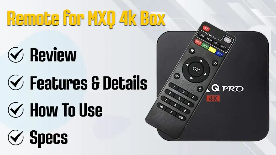 Play Remote for MXQ 4K Box Guide as an online game Remote for MXQ 4K Box Guide with UptoPlay