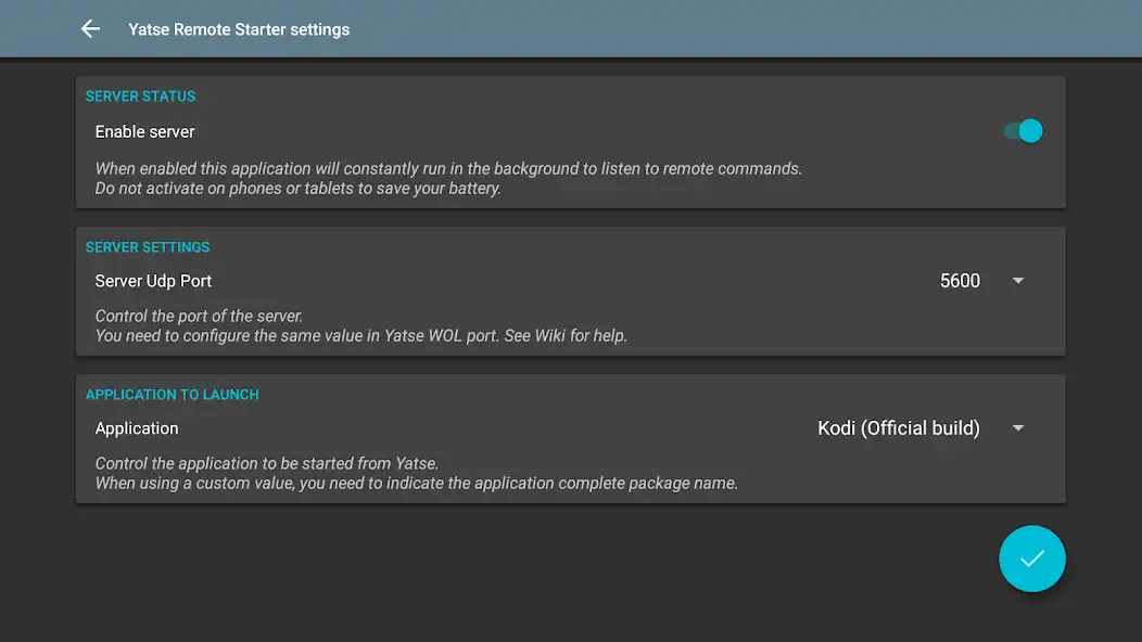 Play Remote Starter for Yatse as an online game Remote Starter for Yatse with UptoPlay