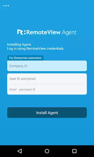 Play RemoteView for Android Agent
