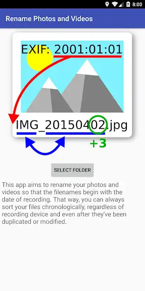 Play Rename Photos and Videos  and enjoy Rename Photos and Videos with UptoPlay