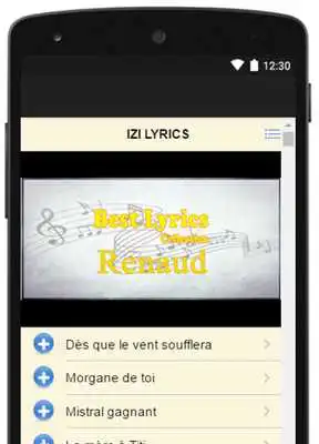 Play Renaud Letras Izi