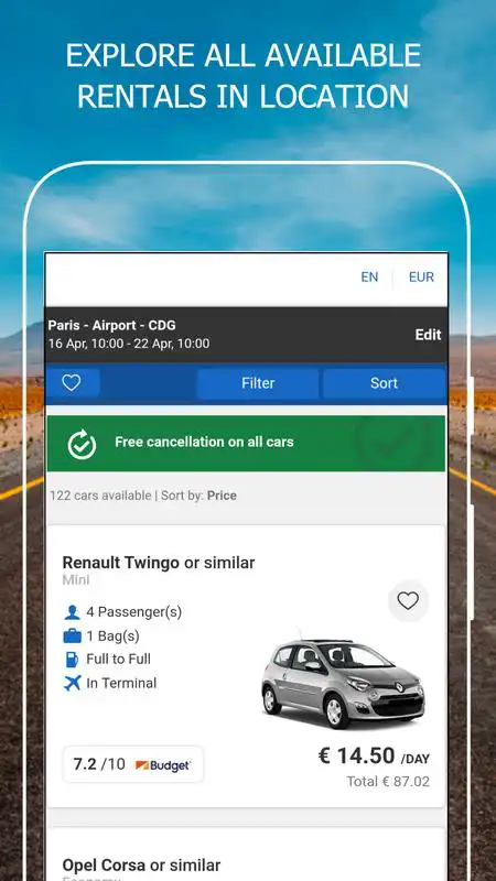 Play RENTAL24H.com - Car Rental Near Me APP