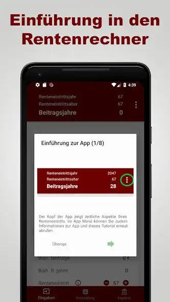 Play Rentenrechner Pro - Ihre Rente as an online game Rentenrechner Pro - Ihre Rente with UptoPlay