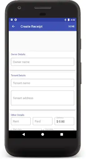 Play Rent Receipt Maker as an online game Rent Receipt Maker with UptoPlay