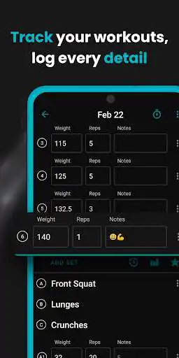 Play RepCount Gym Workout Tracker as an online game RepCount Gym Workout Tracker with UptoPlay