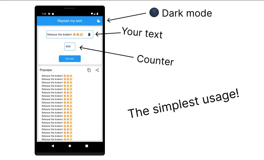 Play Repeat my text as an online game Repeat my text with UptoPlay