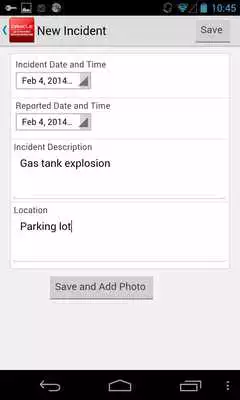 Play Report an Incident for JDE E1