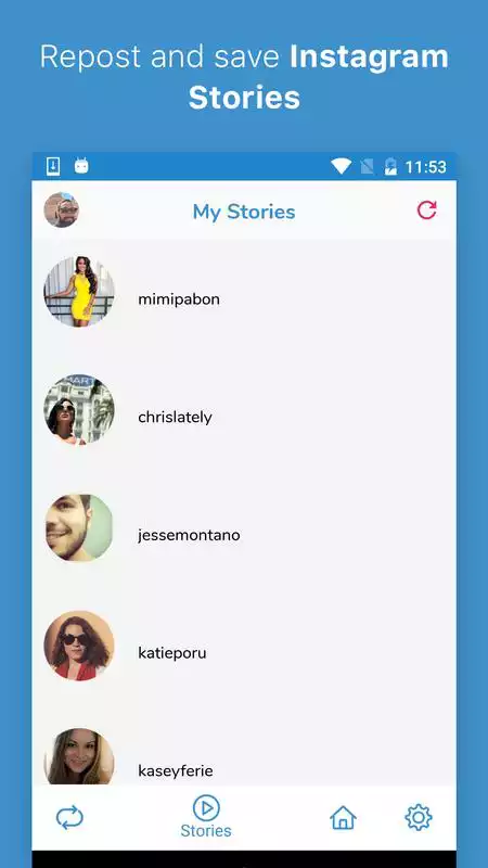 Play Repost and Save for Instagram
