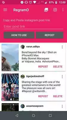 Play Repost for Instagram and IGTV videos - RepostA